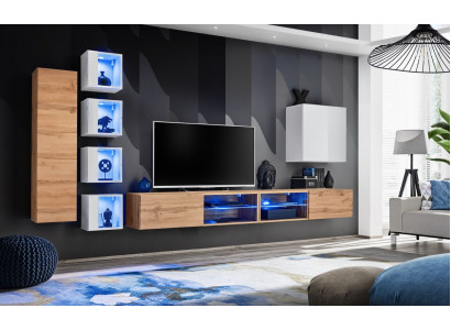 Designer modern furniture wall shelves TV stand wall cabinet hanging cabinet wood furniture.