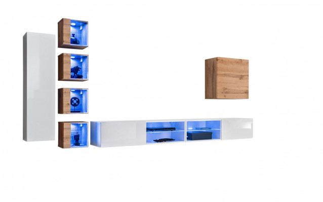 Wall unit designer cabinet wall shelves sideboard wall cabinet living room furniture