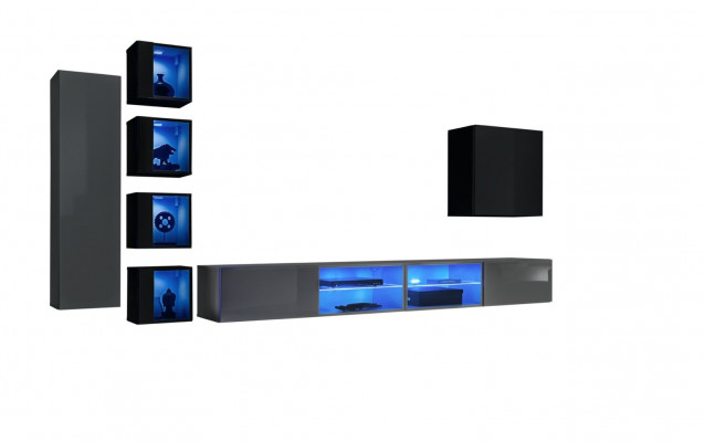 Modern furniture set living room complete wall unit wooden furniture TV stand