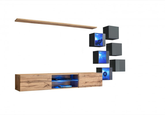 Modern wall furniture living wall luxury wall shelves sideboard TV stand wall cabinet