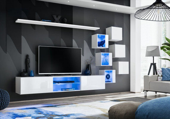 Luxury Wall Unit Set New Furniture Wall Cabinet Living Room Furniture Complete