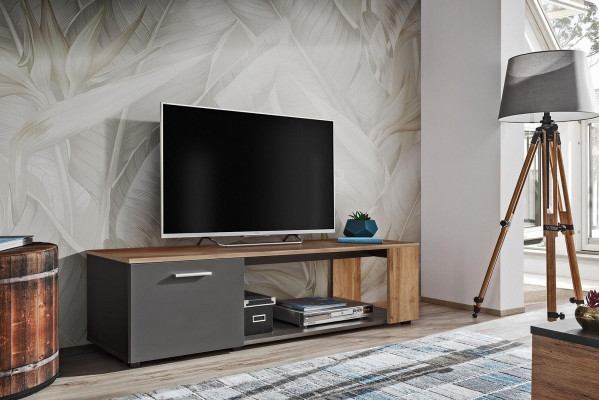 Luxury TV stand living room wood dresser designer sideboard wall unit new