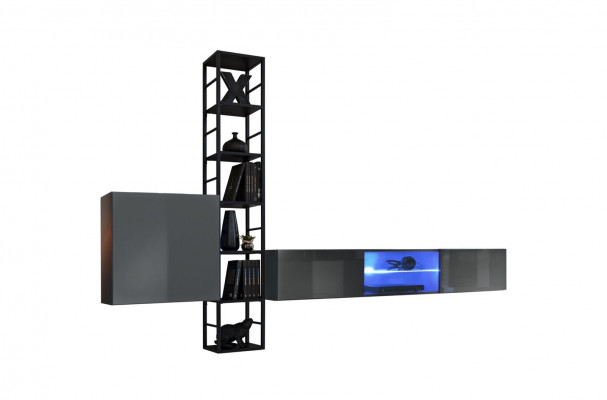 Living room furniture, wooden wall unit, furnishings, TV stand, complete, new furniture