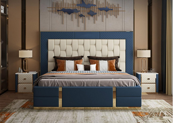 Design box spring bed modern beds double bed hotel luxury 180x200 new