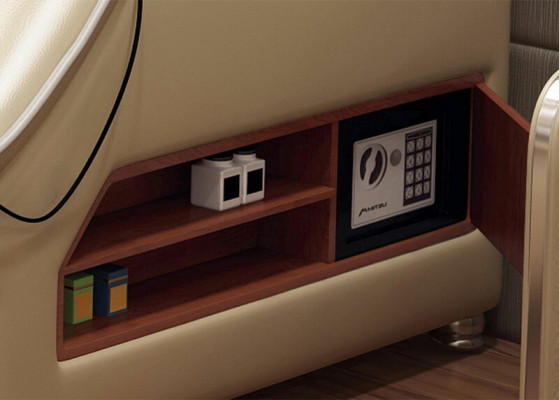 Multifunction Bed Modern Hotel Beds Double Bed USB Sound 180x200
