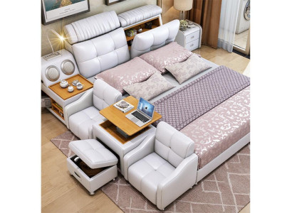 Multifunction Bed Modern Hotel Bed Multifunction Sound 180x200 Bluetooth