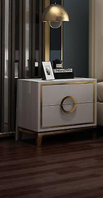 Design night table console side console tables bedroom luxury wood new