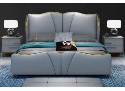 Bed 2x Nightstand 3-piece Bedroom Set Design Furniture Modern Luxury Beds New