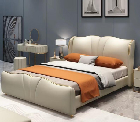 Bed 2x Nightstand 3-piece Bedroom Set Design Furniture Modern Luxury Beds New