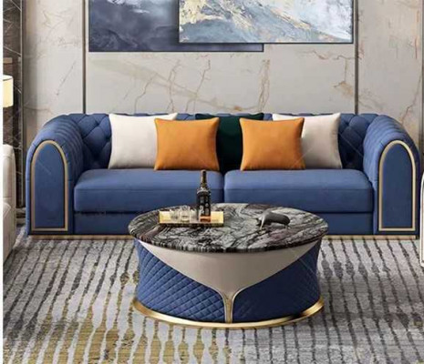 Luxury Living Room Set 3-piece Chesterfield Modern Style Sofa Set 3+2+1 Designer