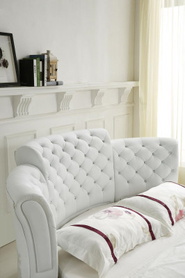 Round bed round design beds leather double luxury hotel frame sleep room