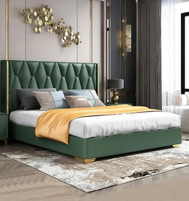 Chesterfield Bed Luxury Beds Baroque Rococo Furniture Hotel Leather Bedroom New
