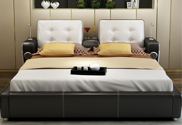 Multifunction bed double beds modern bed frame beds 180 x 200 cm