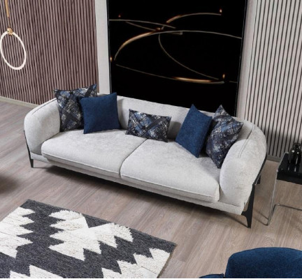 Modern three-seater fabric furniture living room couch designer furniture sofas