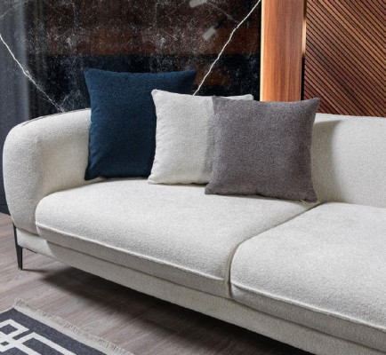 White corner sofa L-shaped couch living room couches sofas modern sofas