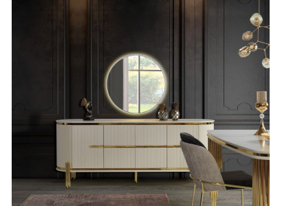 Luxury Sideboard Dresser Wood Sideboard Cabinet Dining Room Modern White