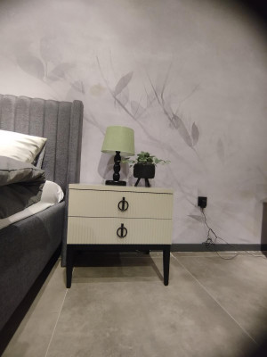 Exclusive designer nightstand high-quality material and luxurious appearance