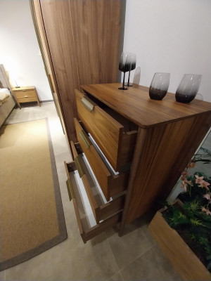 Luxury bedroom dresser with 4 drawers, wooden cabinet design furniture, wood, new