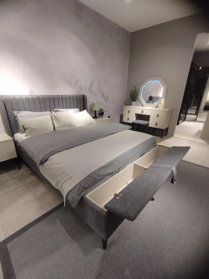 High-quality elegant bedroom bed designer double bed new furniture