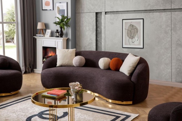 Stylish Living Room Set Sofas Designer Sofa Set 4+3+1 Seater Furniture