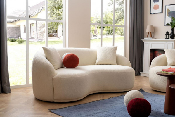 Living room set 3-piece. Designer sofa suite 4+3+1 seats living landscape
