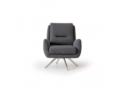 Modern armchair luxury furniture in living room lounge club designer gray interior