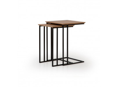 Living room 2x side table table design furniture luxury furnishings modern