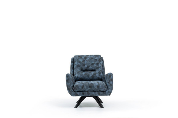 Living room luxury armchair gray club lounge modern designer furniture furnishing