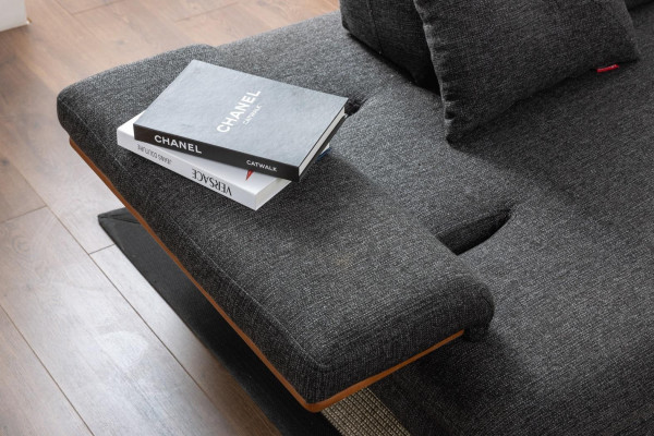 Designer L-shaped sectional sofa luxury gray furniture for living room living landscape
