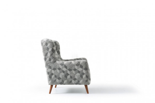 Luxury furniture three-seater armchair 1-seater modern armchair upholstered textile