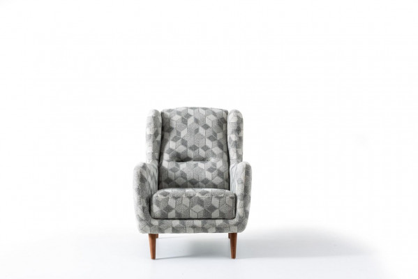 Set of 2 pcs Living Room Sofa Suite Three-Seater Sofa Modern Armchair Textile