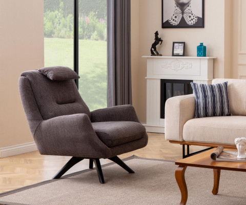 Luxury 2-piece living room set: 3-seater sofa with armchair design sofa suite