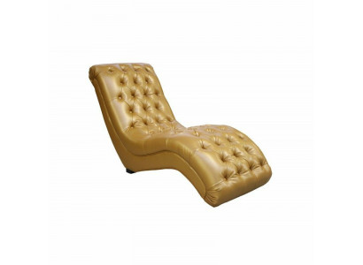 Chesterfield Chaise Longue Sofa Lounge Chaise Club Decor Relax Loungers Leather