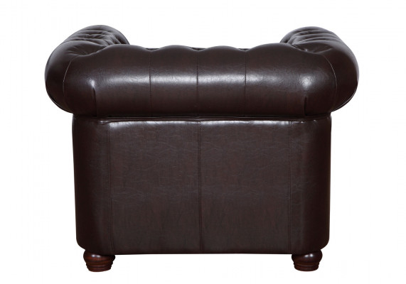 Chesterfield armchair TV couch 1 seater sofa textile leather couches upholstery