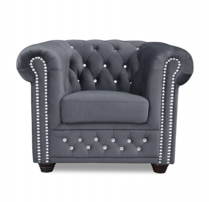 Chesterfield couches, armchair, TV couch, 1-seater sofa, textile fabric upholstery, new.
