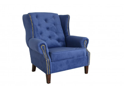 Armchair TV Sofa 1-Seater Couch Designer Textile Sofas Upholstered Wing Chair