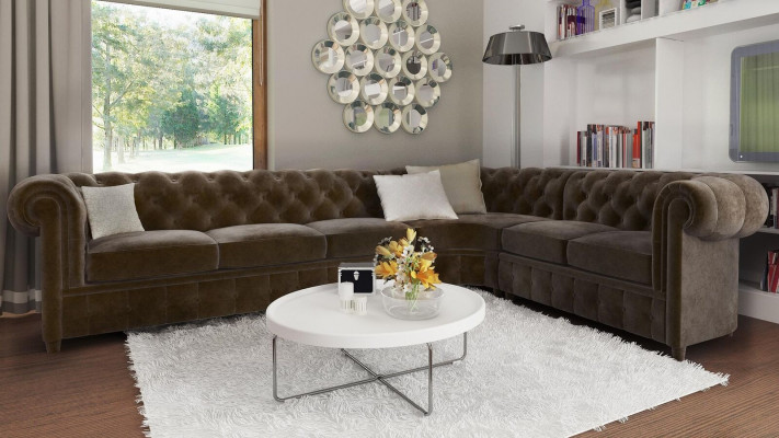 Chesterfield Couch Living Landscape Corner Sofa Suite Corner Sofa Corner Suite