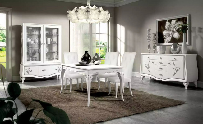 Dining room set dining table 4 x chairs dining group dining suite sideboard 7-piece