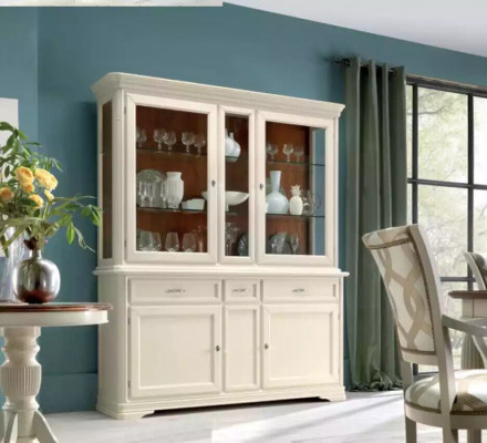 Dining room dining table 6x chairs set sideboard group 10-piece complete