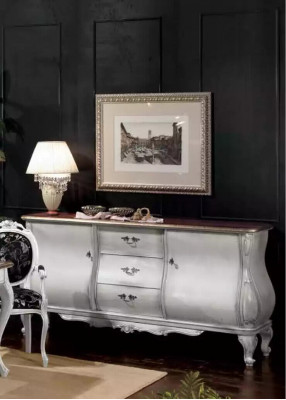 Classic dining room furniture dining table 4x chairs sideboard display cabinet luxury