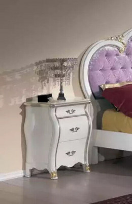 Classic bedroom set bed frame 2x nightstands dresser furniture