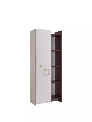 Cabinet Bookcase Children's Shelf Bookcase Children's Furniture Pink Wood
