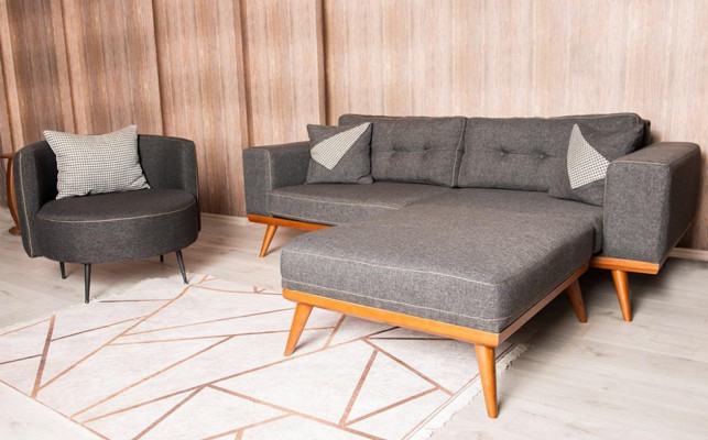 Black modern armchair, living room armchair, club armchair, new.