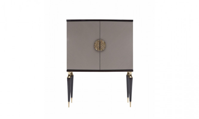 Bar cabinet cupboard bar wooden cabinet gray wood living room drinks luxury