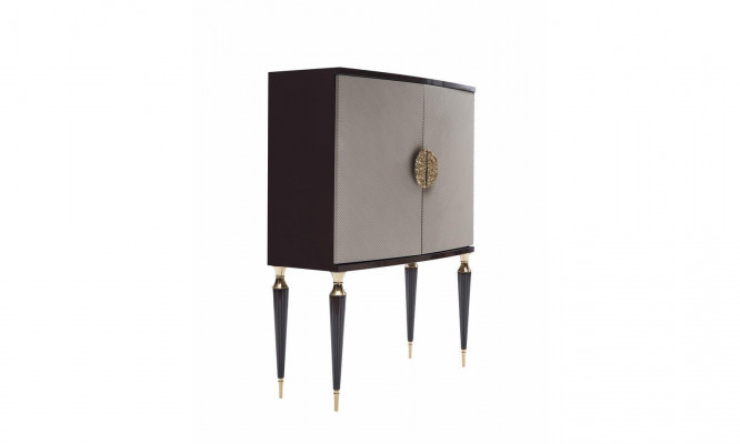 Bar cabinet cupboard bar wooden cabinet gray wood living room drinks luxury