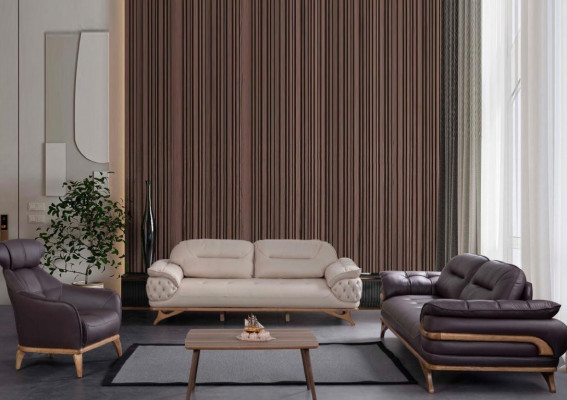 Living room furniture designer sofa set three-seater armchair seating group new