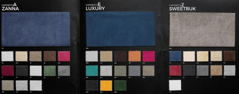 Fabric sectional L-shaped sofa, sofa couch design, upholstery textile, luxury couches