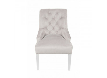 Chesterfield chairs with knocker, noble upholstery, hotel design chair, set of 2.