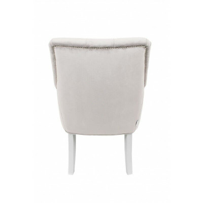 Chesterfield chairs with knocker, noble upholstery, hotel design chair, set of 2.