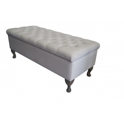 Ottoman chaise lounge footstool side stool bench Chesterfield